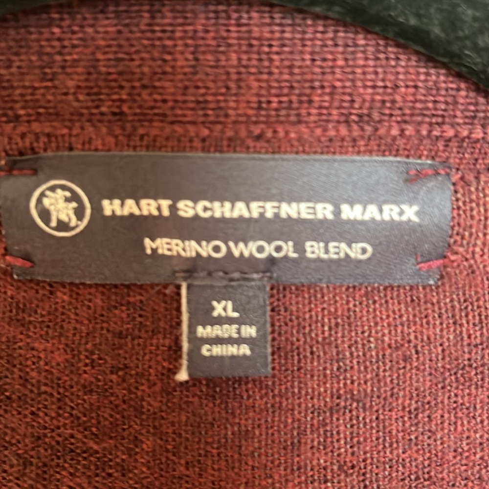 Hart Schaffner Marx Merino Wool Blend Cardigan - Picture 5 of 8